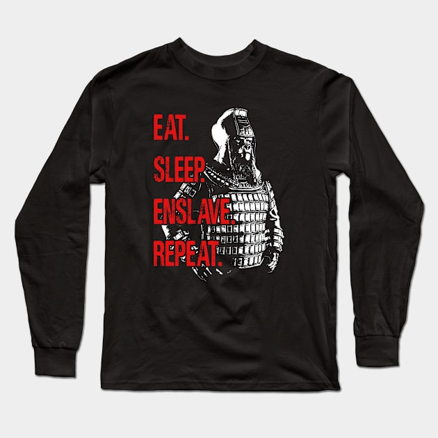 Planet of the Apes - Eat. Sleep. Repeat. Long Sleeve T-Shirt by KERZILLA